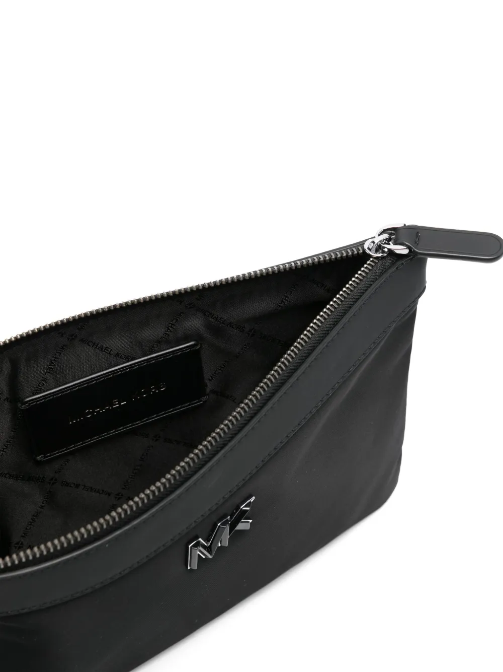 Michael Kors Clutch met logoplakkaat Zwart