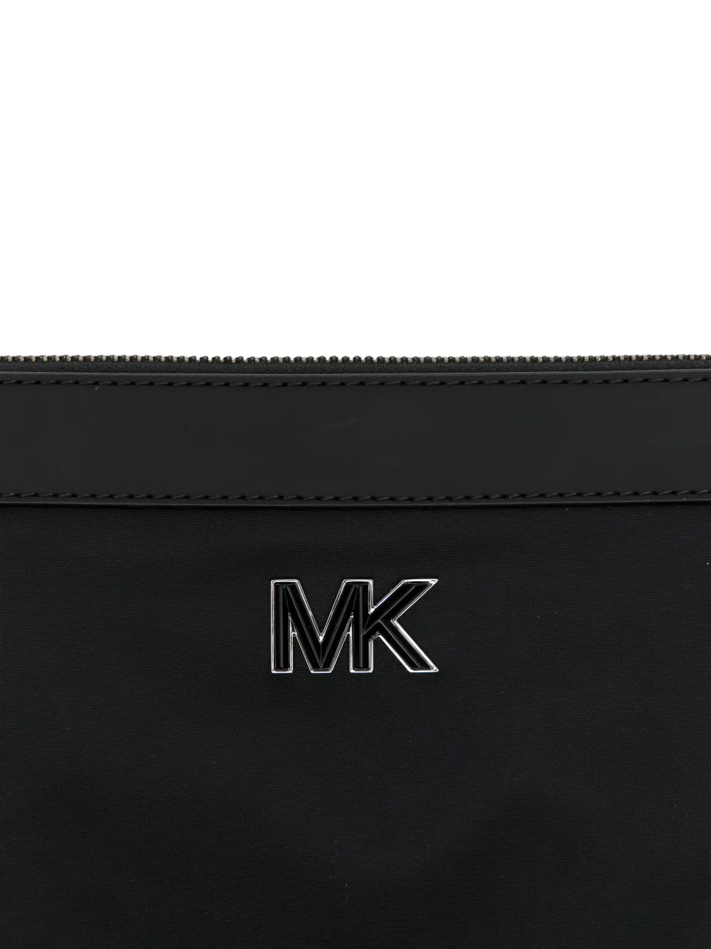 Michael Kors Clutch met logoplakkaat Zwart