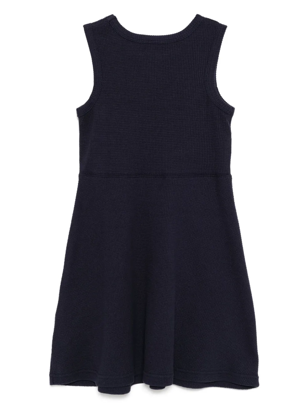 MARDI MERCREDI LES PETITES FLOWERMARDI WAFFLE-KNIT DRESS