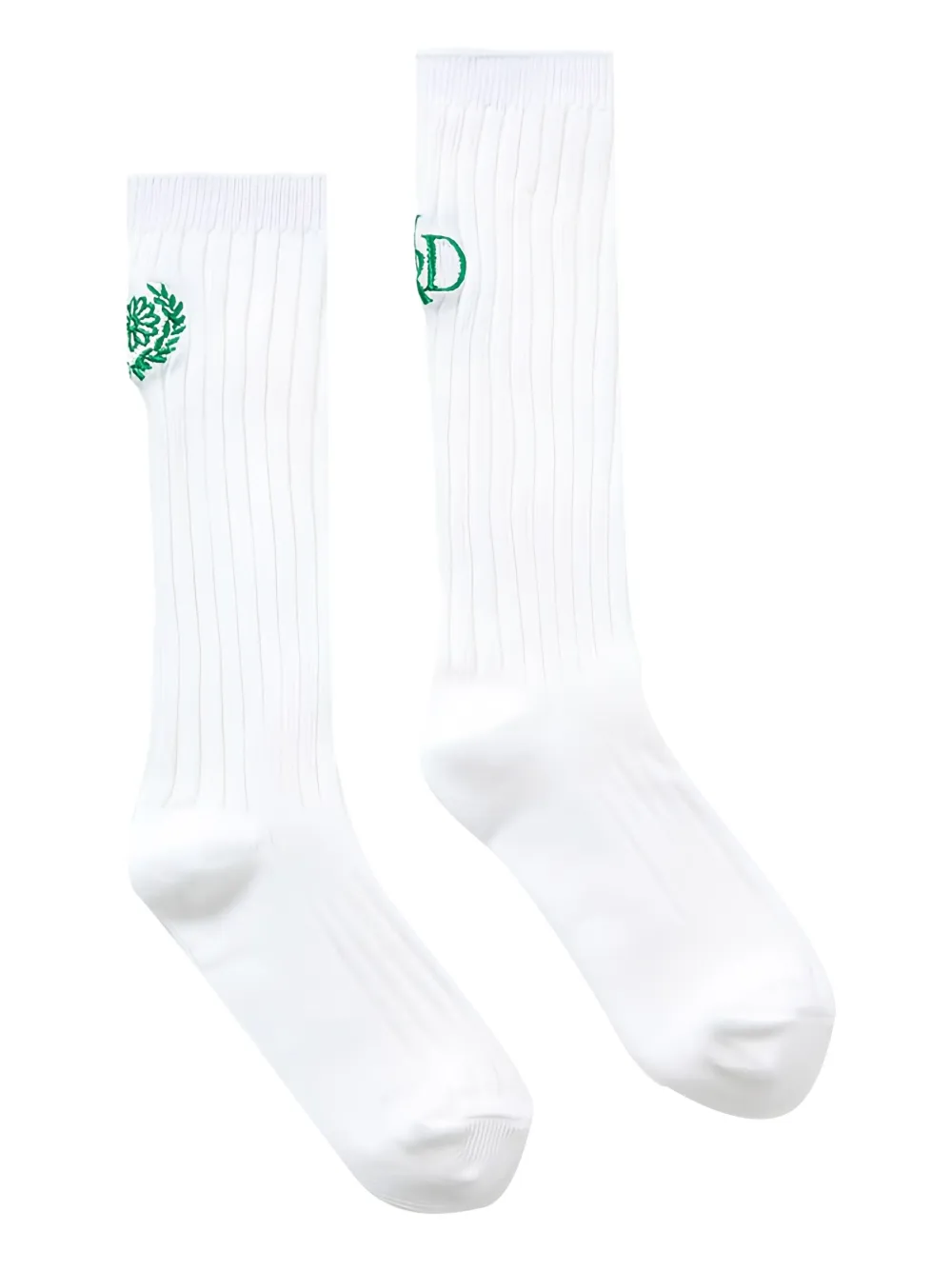Mardi Mercredi Les Petites logo-embroidered ribbed socks | Teen Girl Clothing | Image 2