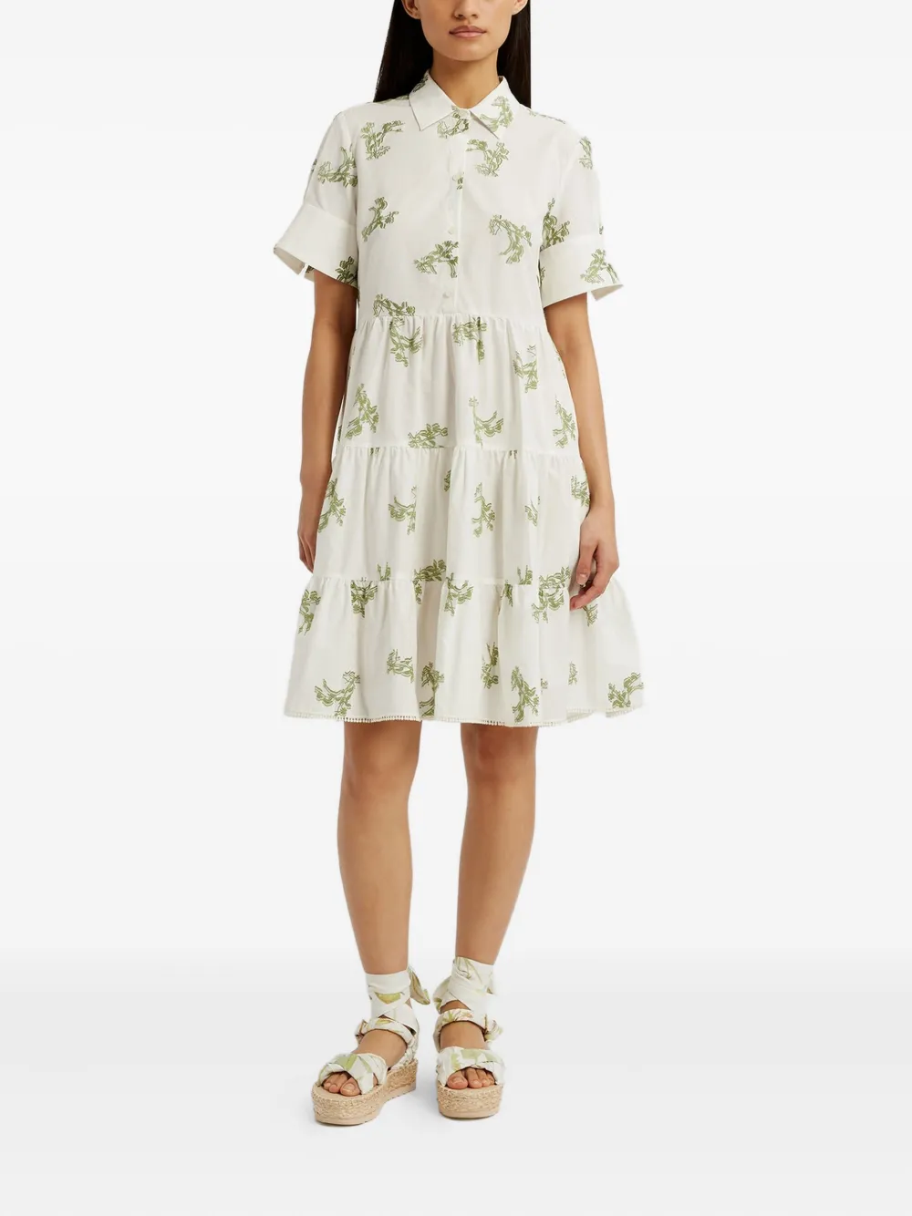 ERDEM SHORT-SLEEVE SHIRT DRESS 