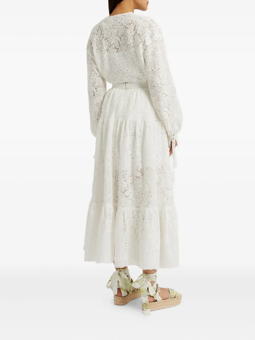 ERDEM FLORAL-EMBROIDERED BLOUSE