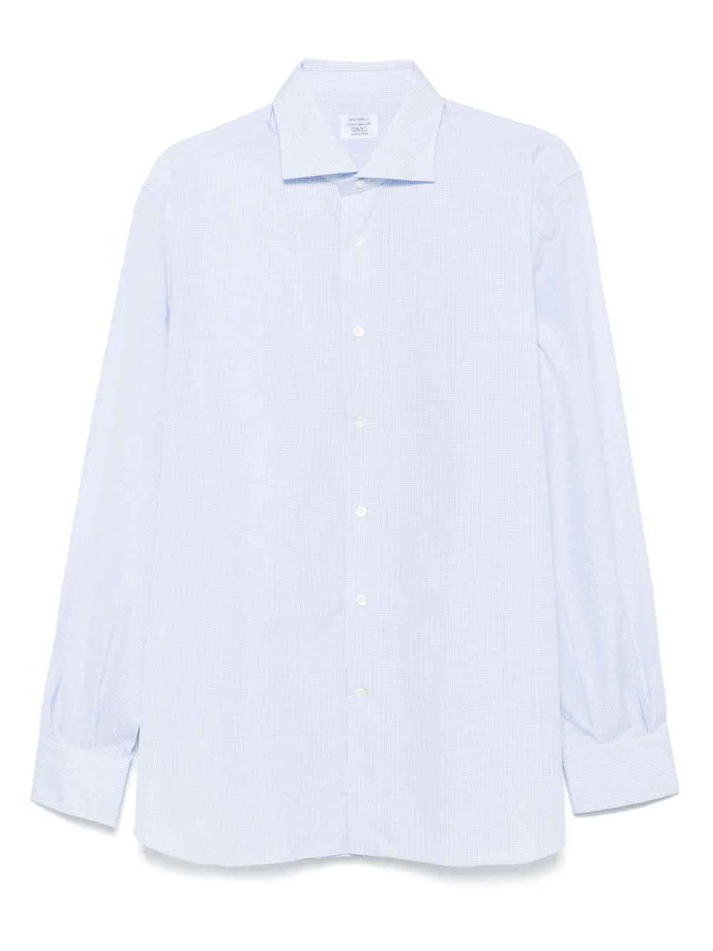 Mazzarelli camisa con cuadros estampados | blanco | Image 1