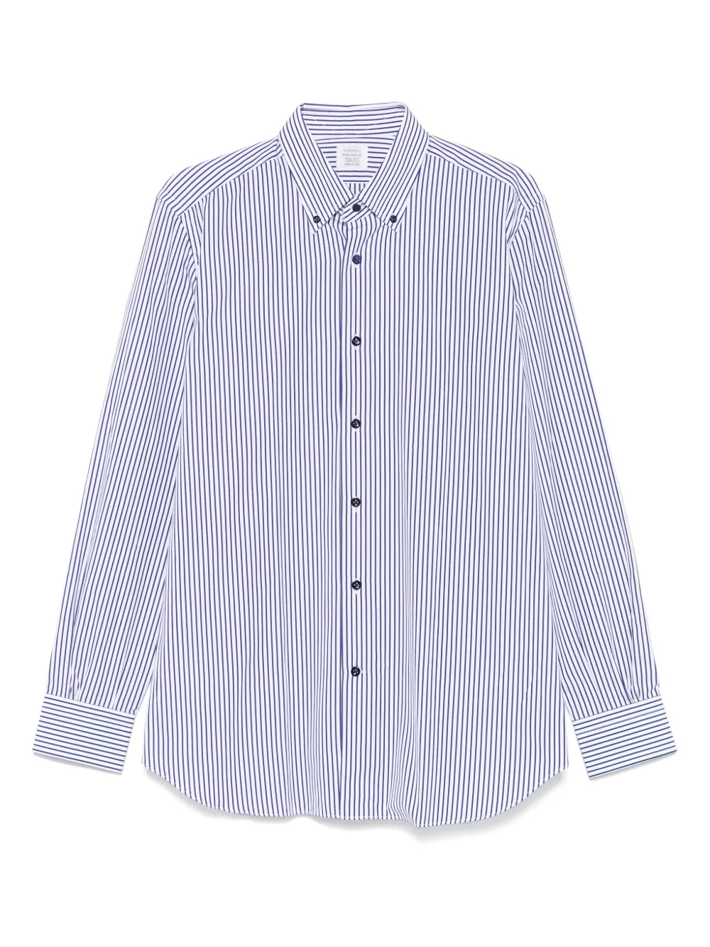Mazzarelli camisa con rayas estampadas | blanco | Image 1