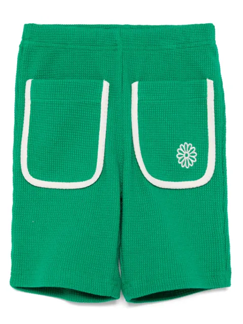 Mardi Mercredi Les Petites logo-embroidered shorts