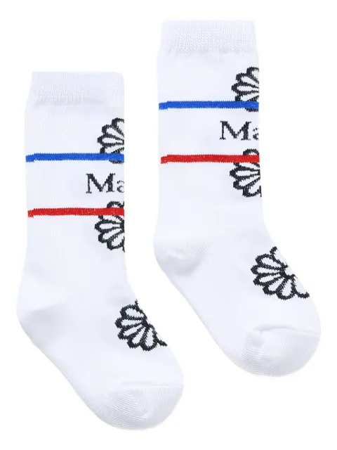 Mardi Mercredi Les Petites flower striped socks