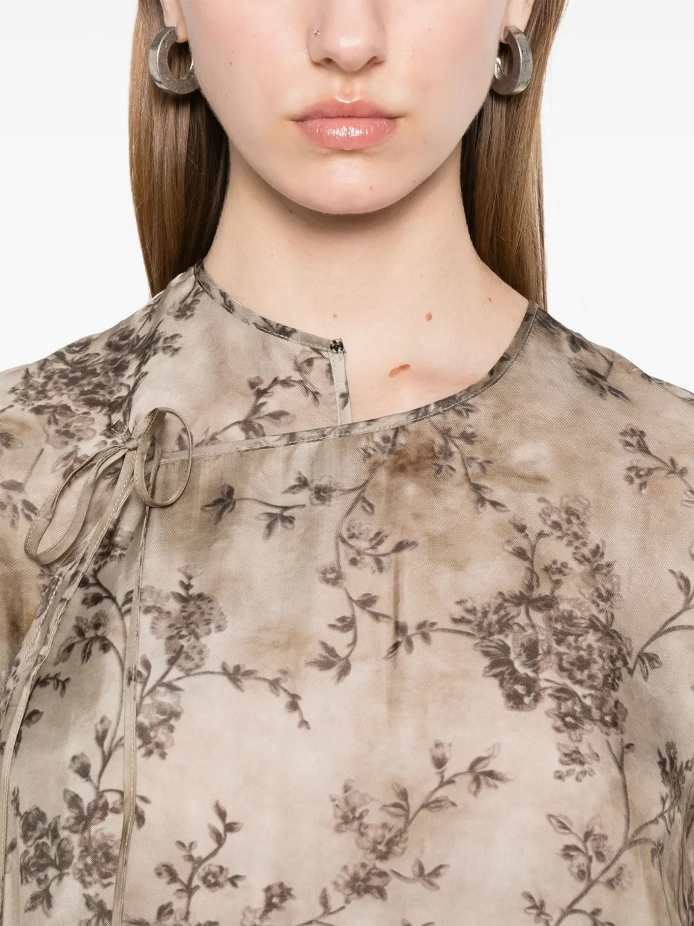 Shop Uma Wang Agina Midi Dress
