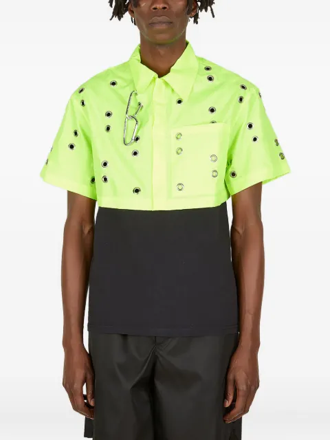 STUDIO ALCH Popeline-Hemd mit Ösendetail