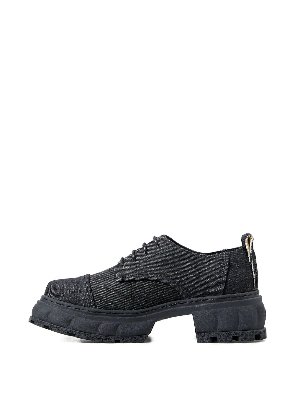 Virón Alter recycled-denim shoes Black