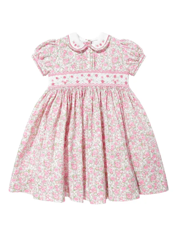Sarah Louise Vestido Con Estampado Floral Rosado FARFETCH AR