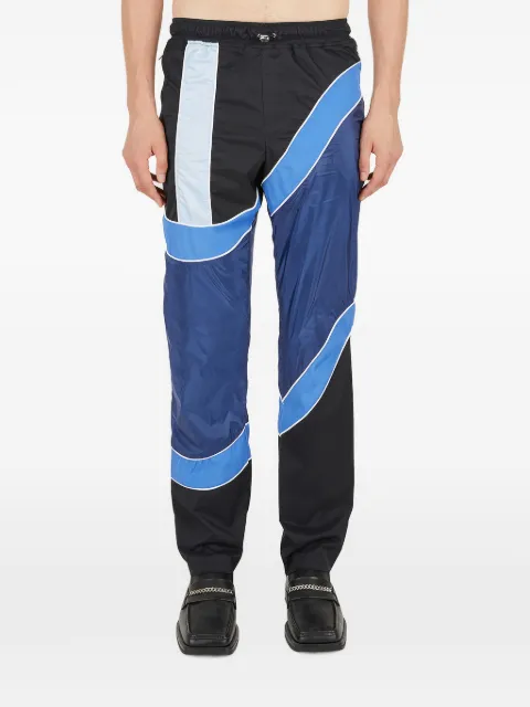 Ahluwalia contrast panel drawstring trousers