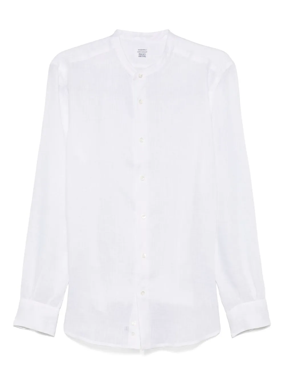 Mazzarelli camisa de lino | blanco | Image 1