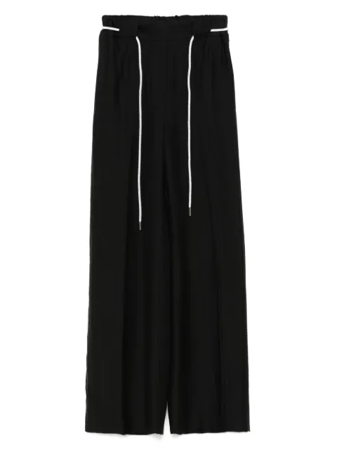 Blugirl logo-plaque trousers