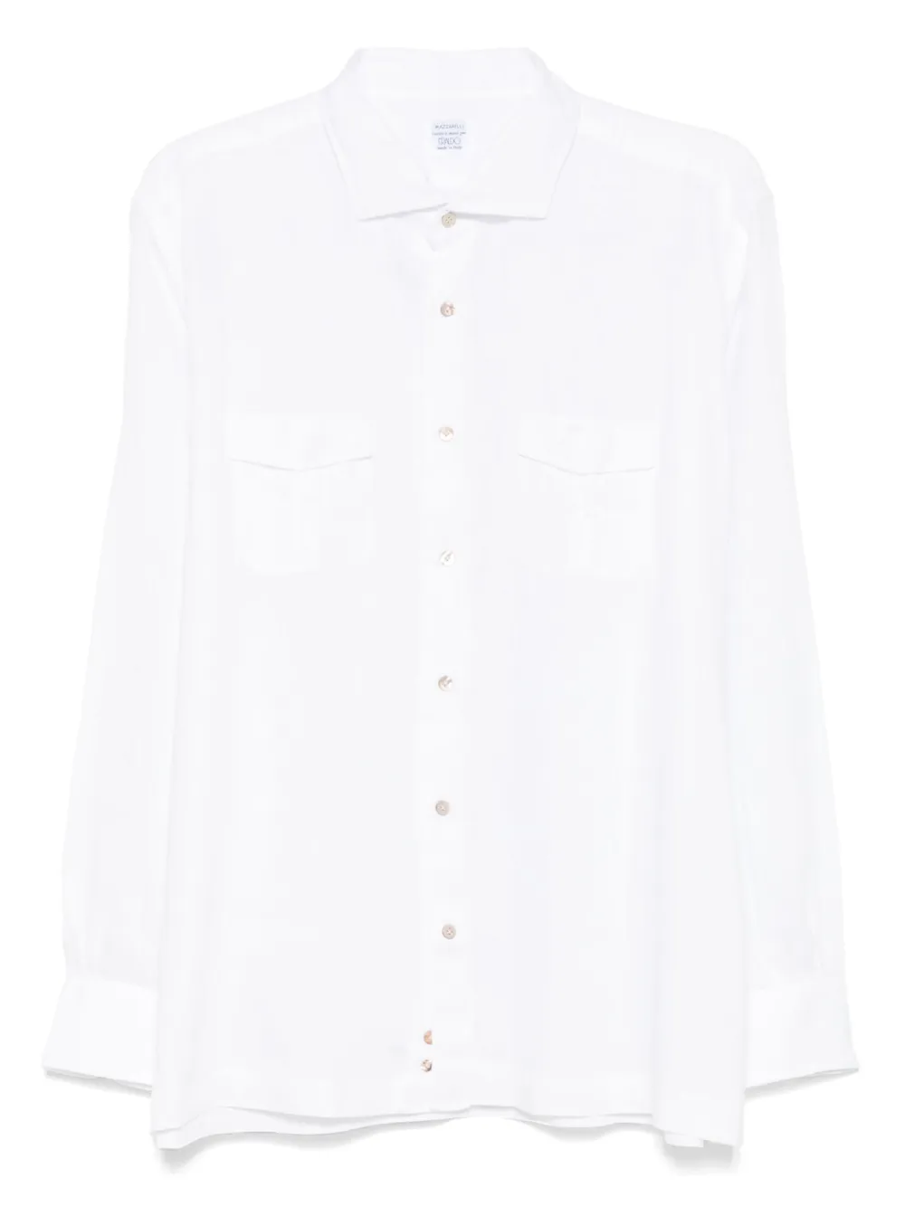 Mazzarelli camisa de lino | blanco | Image 1