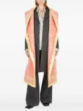 MERYLL ROGGE detachable-scarf wool coat - Grey