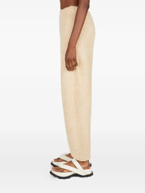 THEOPEN PRODUCT teddy-weave elasticated-cuff trousers