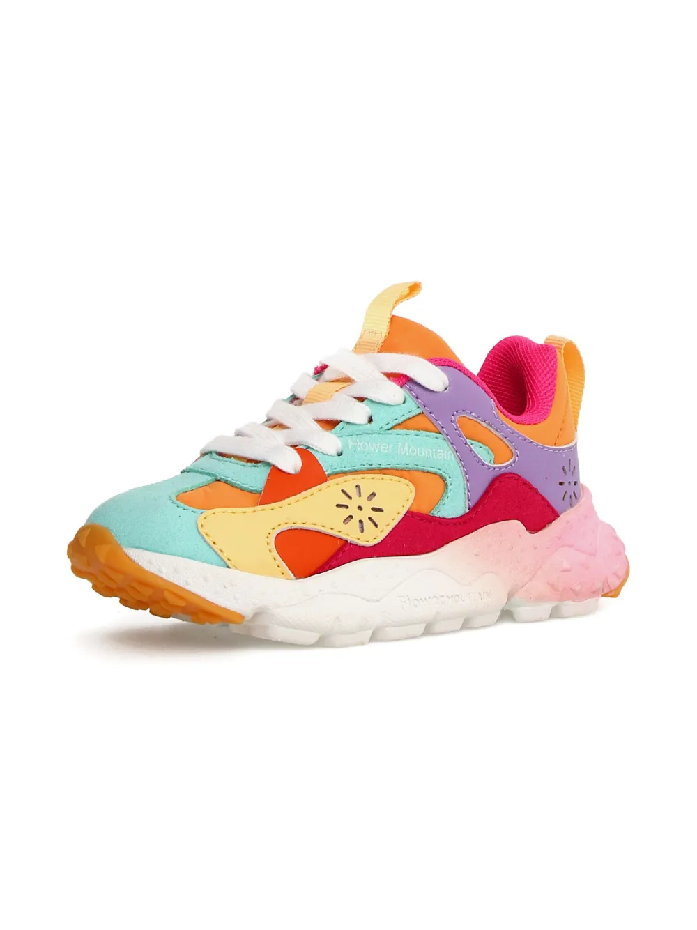 FLOWER MOUNTAIN KIDS Yamano 3 sneakers - Oranje