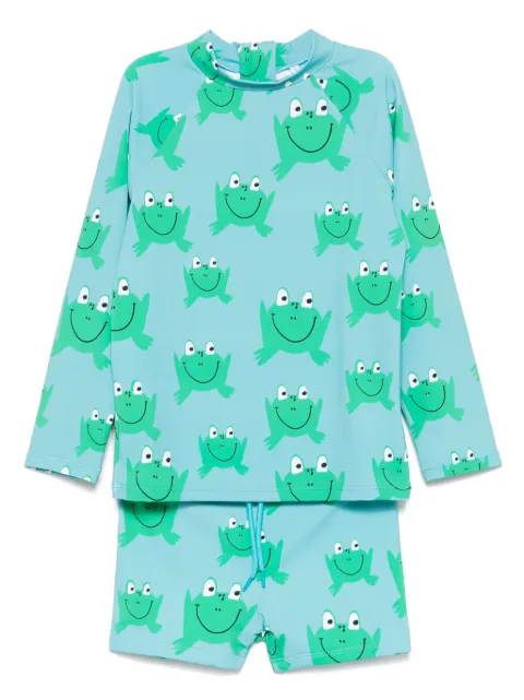 Stella McCartney Kids frog-print swim set