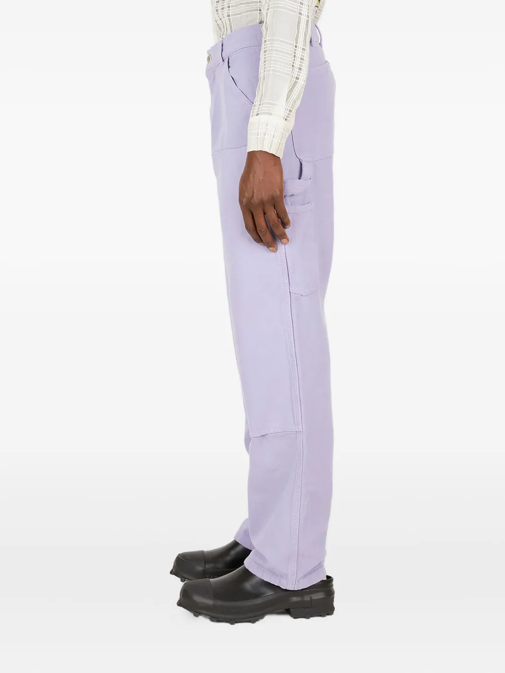 Sky High Farm embroidered-pocket trousers Paars