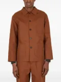 Meta Campania Collective patch-pocket overshirt - Brown