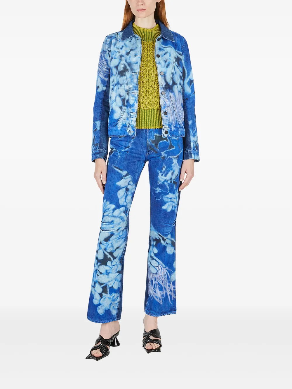 Paula Canovas del Vas graphic-motif denim jacket | Denim Jackets | Image 2