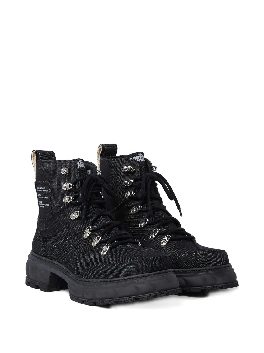 Virón Disruptor lace-up combat boots Blue