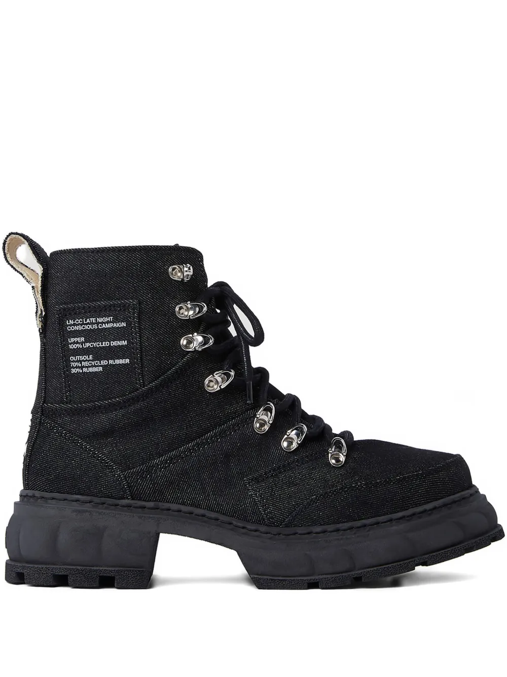 Virón Disruptor lace-up combat boots Blue