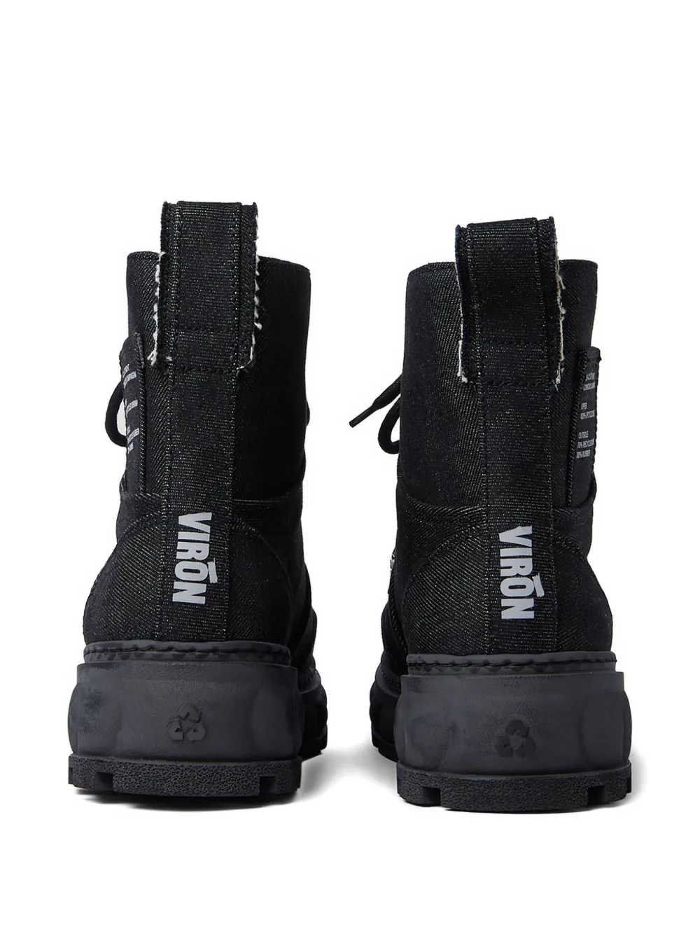 Virón Disruptor lace-up combat boots Blue