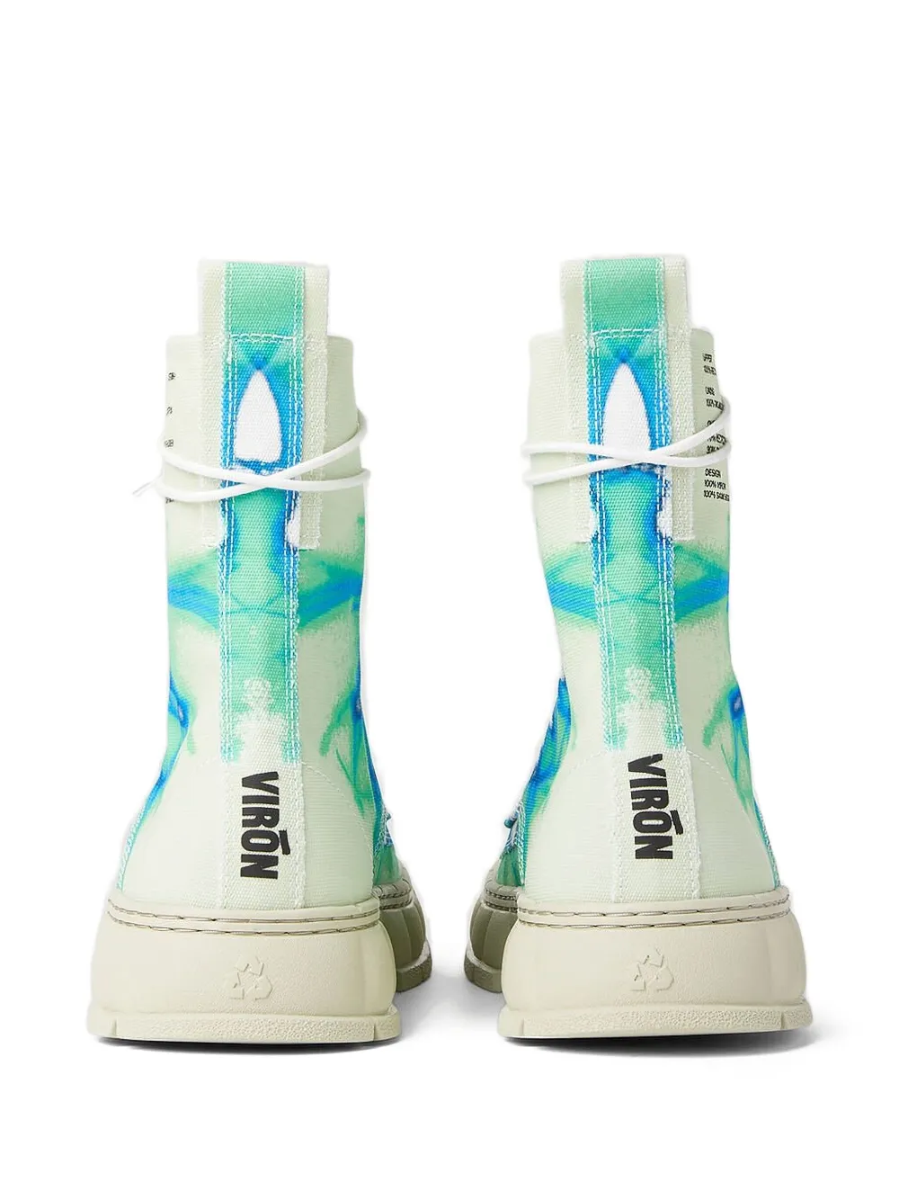 Virón Veterlaarzen met print Beige