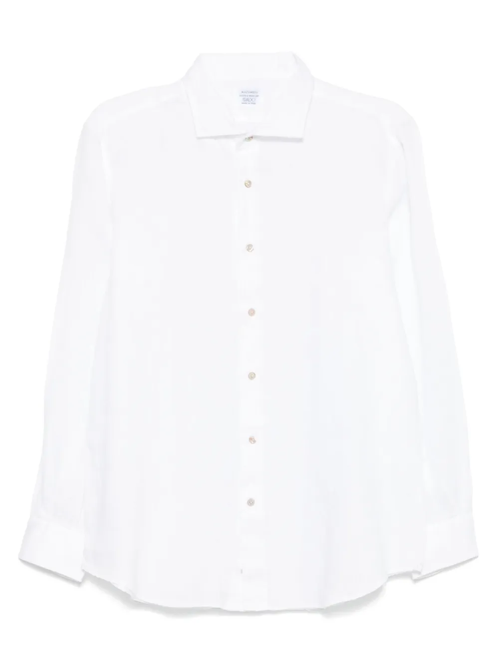 Mazzarelli camisa de lino | blanco | Image 1
