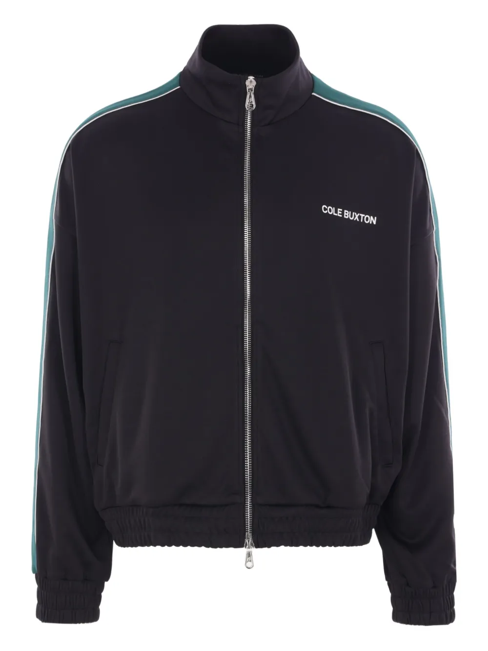 COLE BUXTON contrasting-tape jacket | Black | Image 1