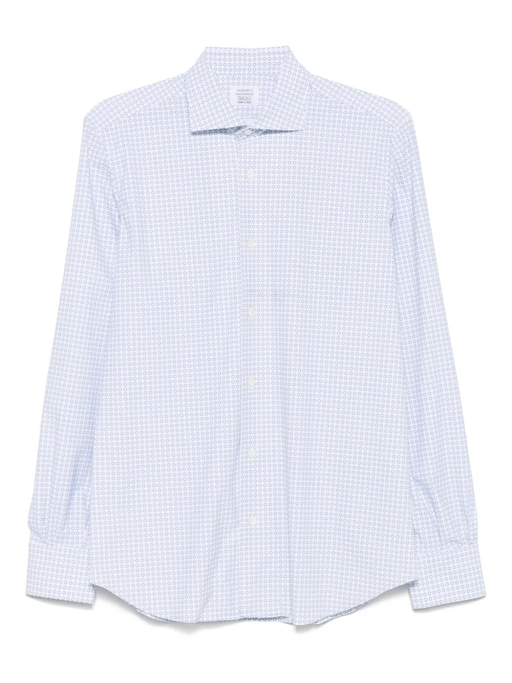 Mazzarelli camisa con estampado geométrico | blanco | Image 1