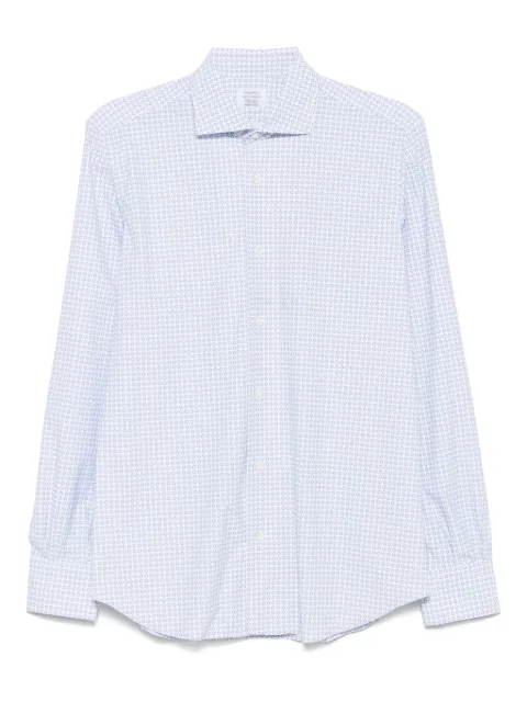 Mazzarelli camisa con estampado geométrico