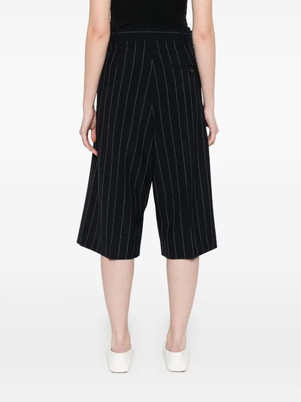  x Stella MacCartney ショートパンツ Stella McCartney ストライプ ショートパンツ | ブルー | FARFETCH JP