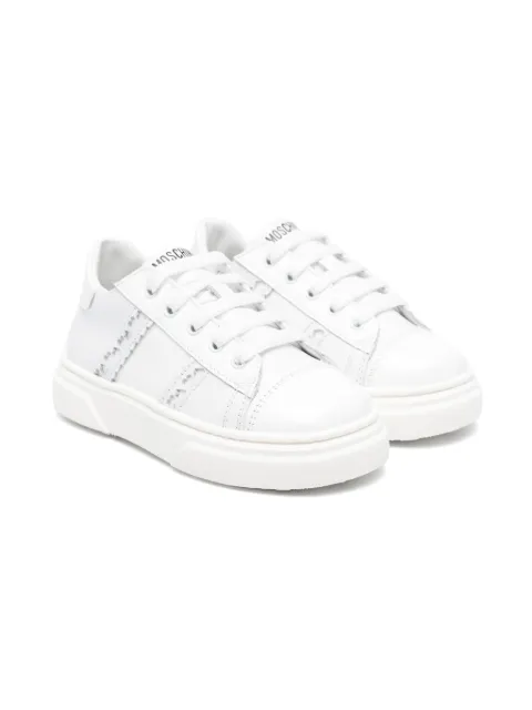 Moschino Kids logo-print sneakers