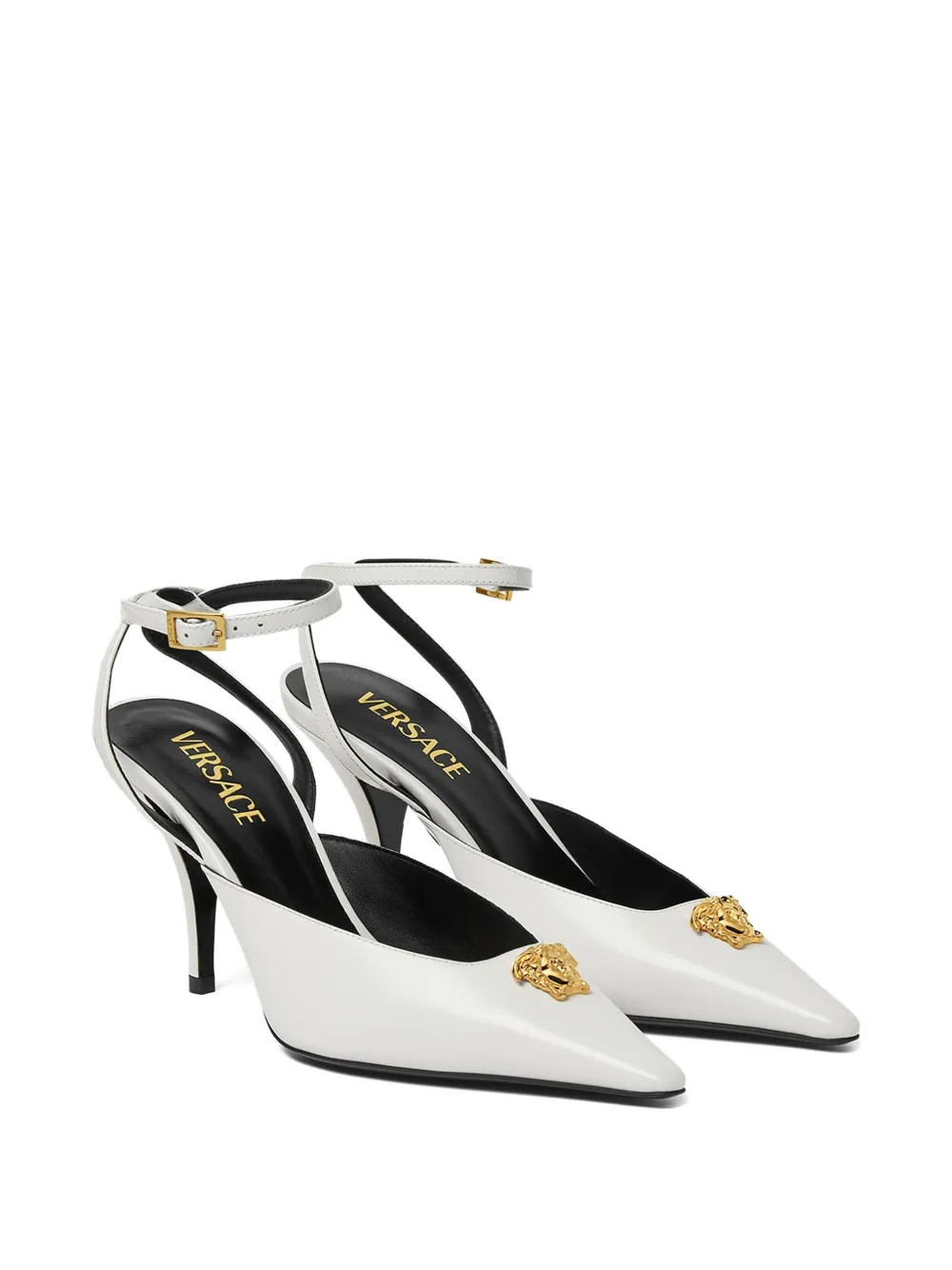 Versace 85mm La Medusa-head pointed-toe pumps | Heeled Pumps | Image 2