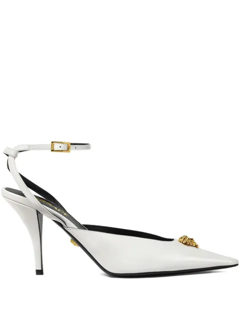 Versace 85mm La Medusa-head pointed-toe pumps