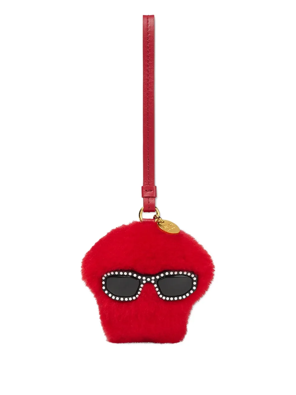 Versace Medusa Fur Keyring