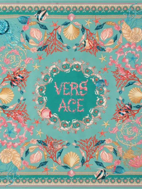 Versace Foulard Underwater Barocco in seta