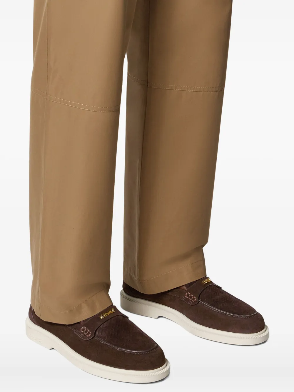 Versace Giuliano loafers Brown