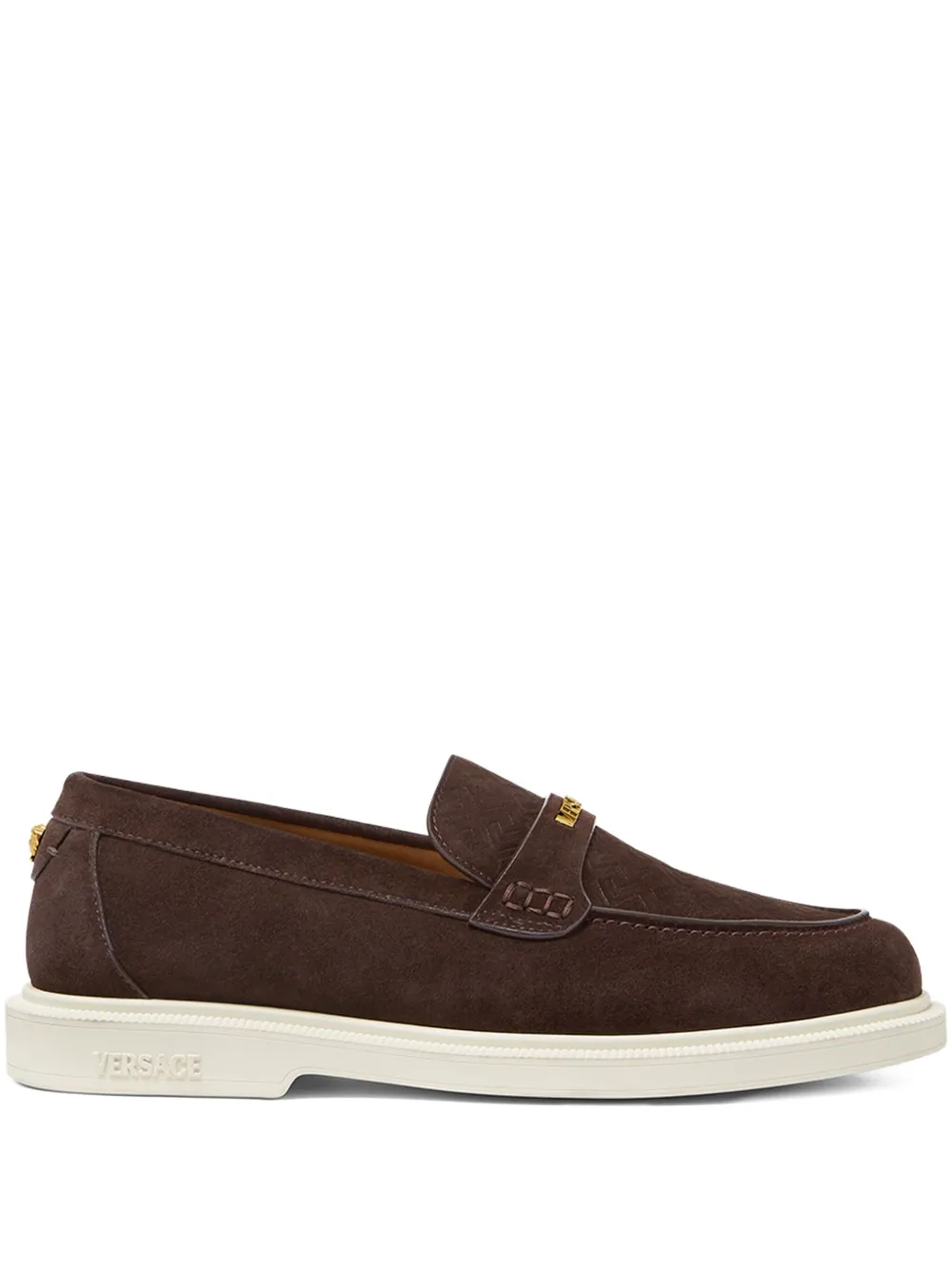 Versace Giuliano loafers Brown