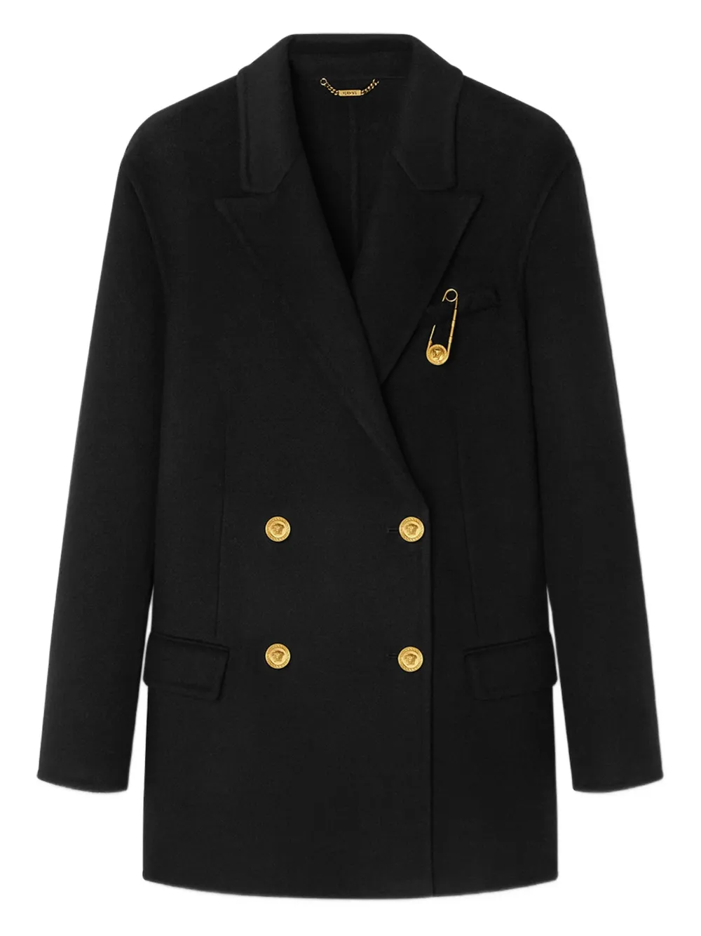 double-breasted coat