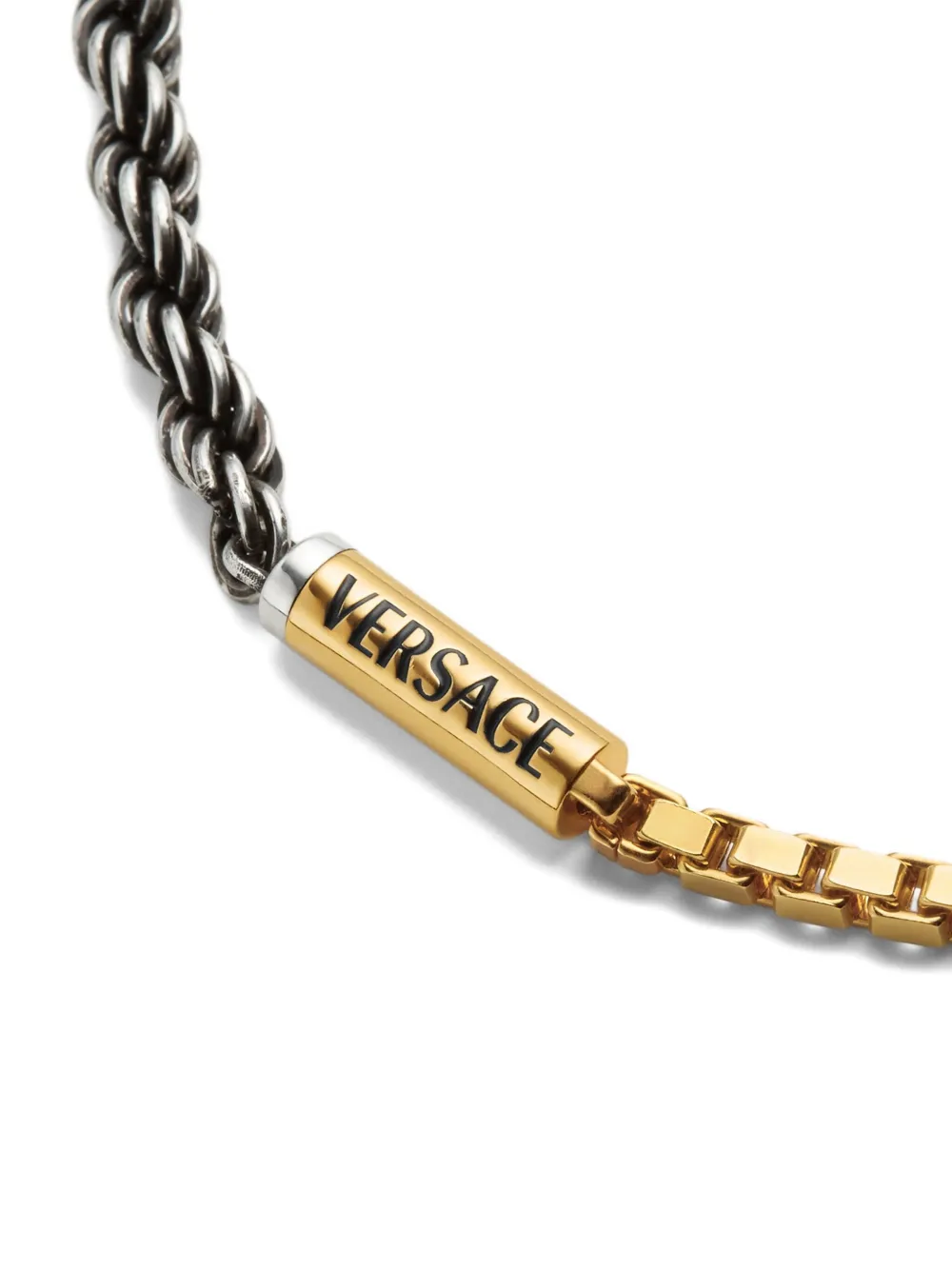 Versace logo-engraved necklace | Women | Image 2