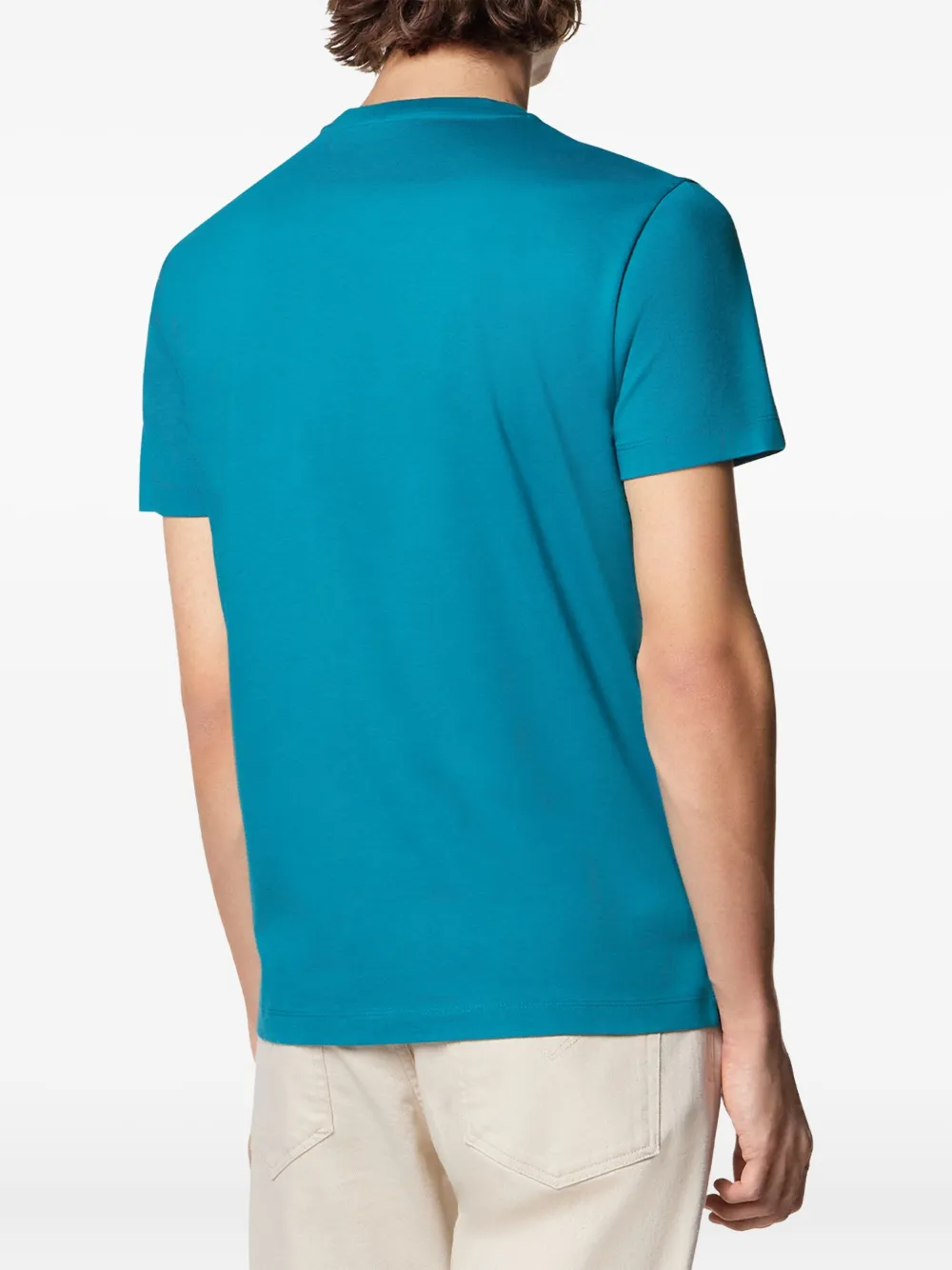 Versace T-shirt met logoprint Blauw