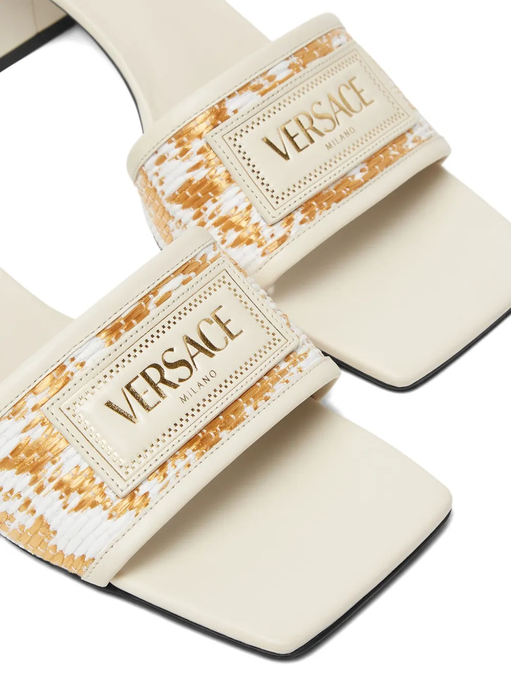 Versace Theia mules White