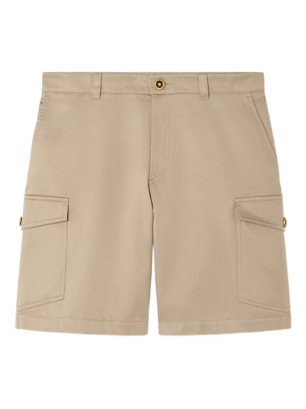 Versace Gabardine cargo shorts Beige