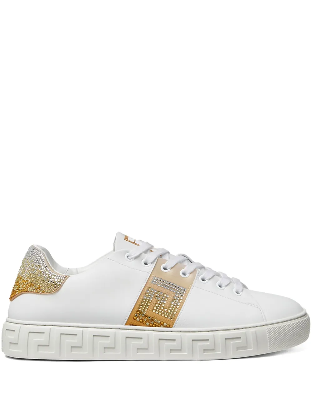 Versace Crystal Greca Sneakers