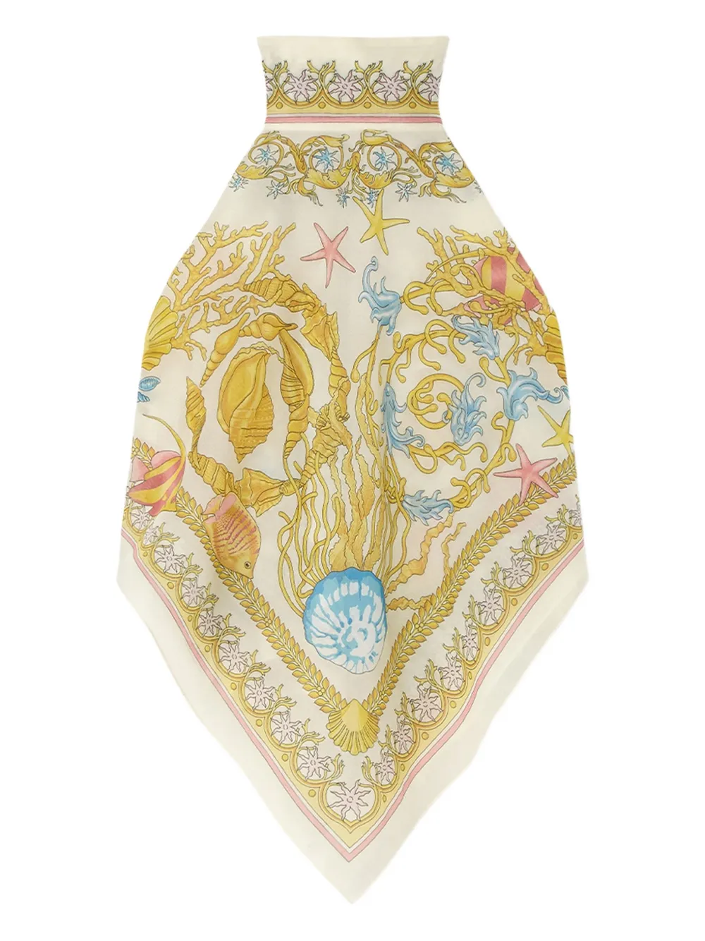 Versace Barocco-print Top