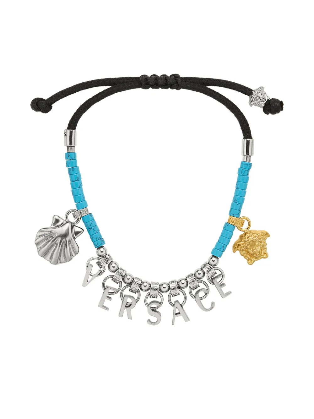 Versace Logo Pendant Bracelet