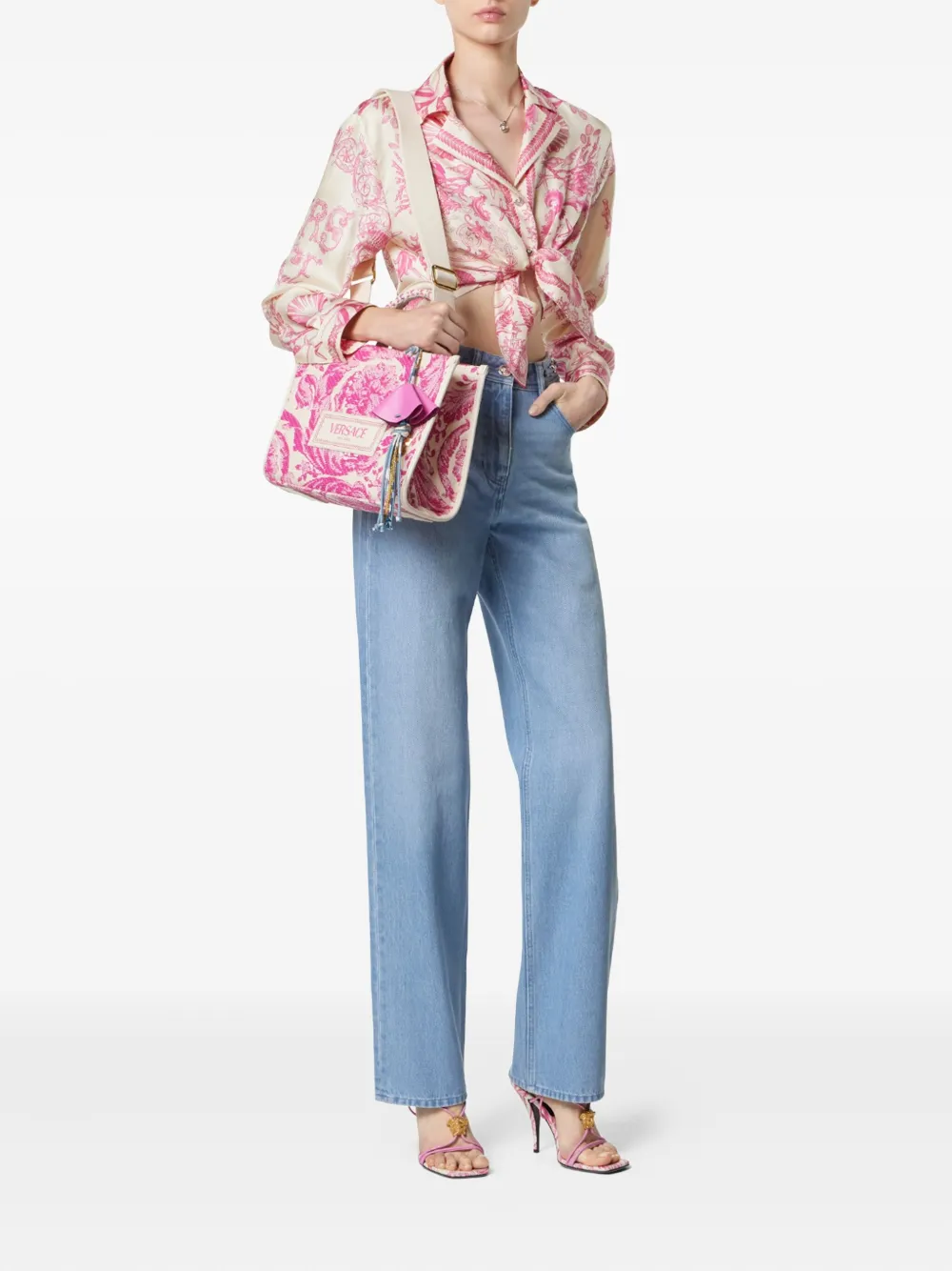 Versace Medusa '95 high-waist jeans - Blauw